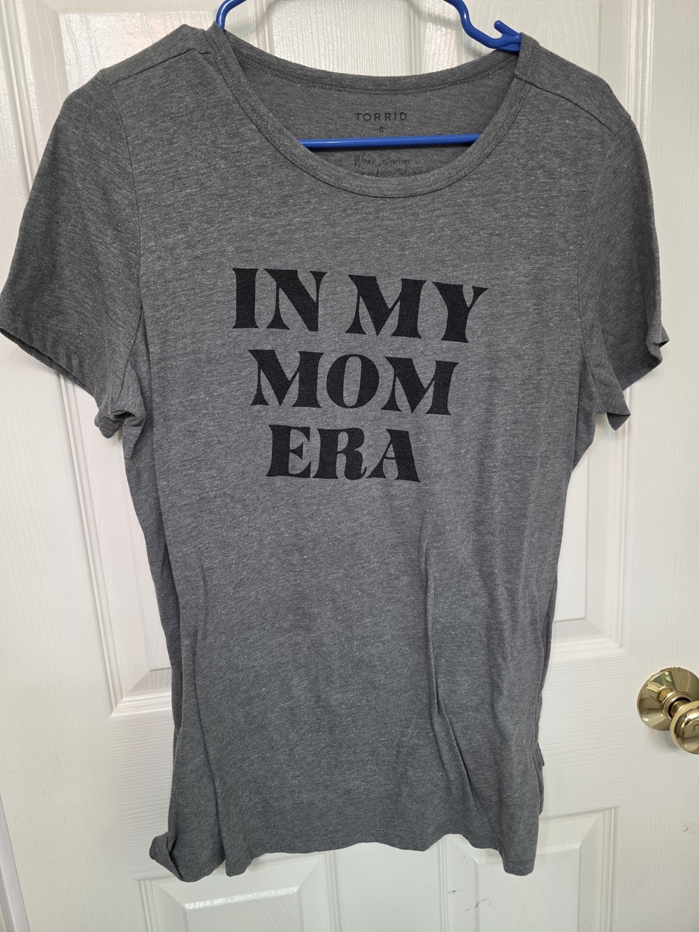 torrid Gray Graphic 'Wear Instructions' V-Neck Tee